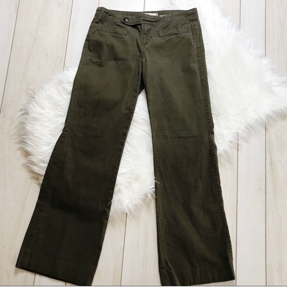 Anthropologie Hei Hei Wide Leg Olive Pant SZ 14 - Picture 3 of 9